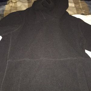 Black thin exercise hood